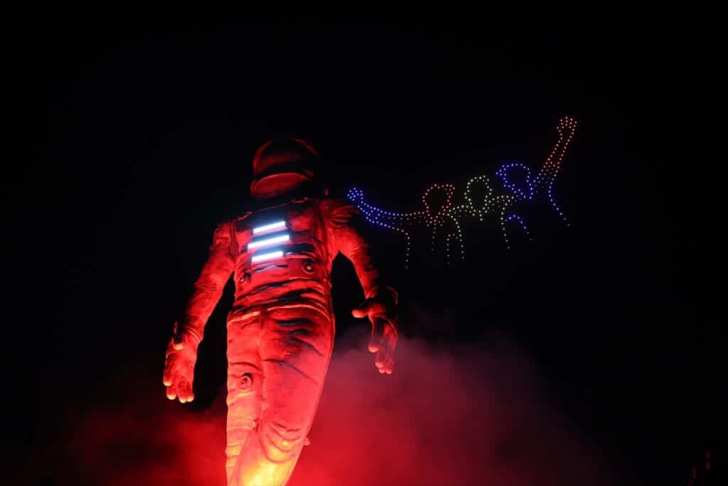 Outdoor drone show Akdeniz 2026