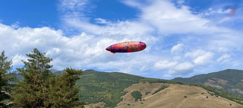 Branded outdoor radio-controlled airship