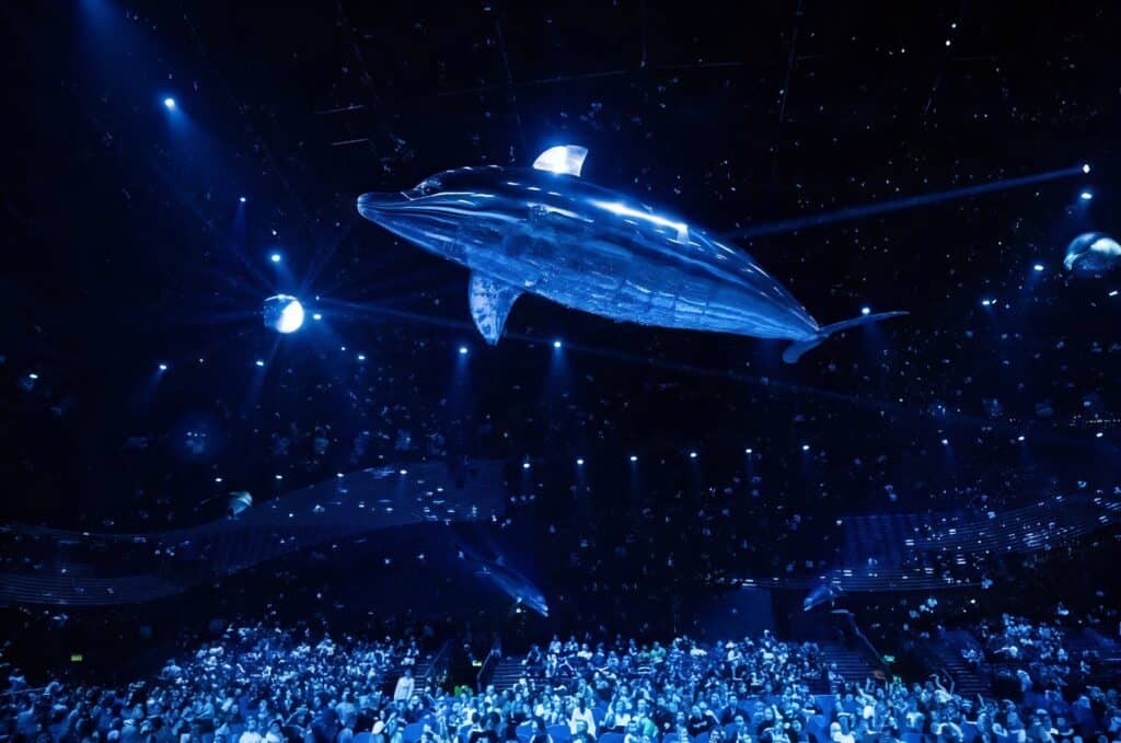 Radio-controlled dolphin