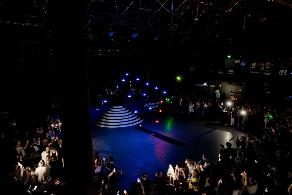 Indoor drone show