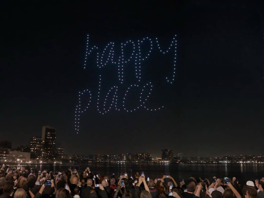 Outdoor drone light show, Abu Dhabi 2025