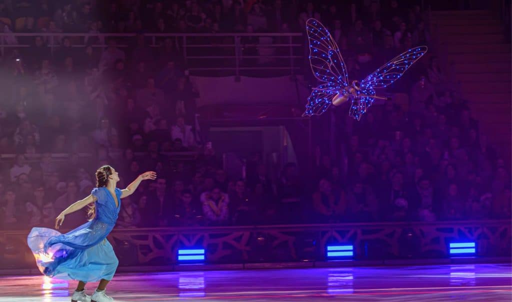 Custom Aerial Solutions for Ice Shows
