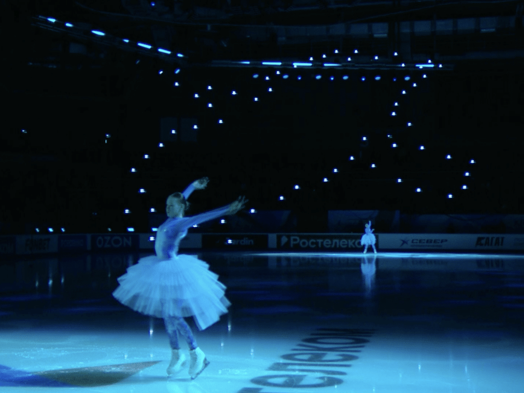 Drone show on ice
