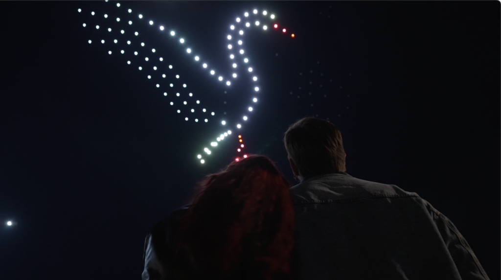 Gender reveal drone show